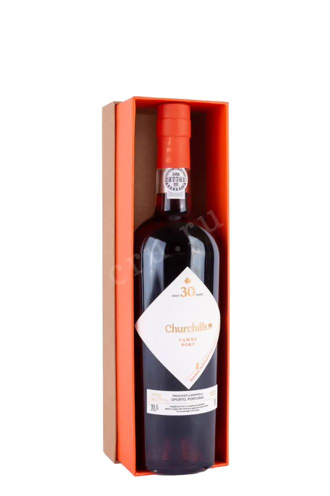 В подарочной коробке Churchills 30 years Tawny 0.5 л