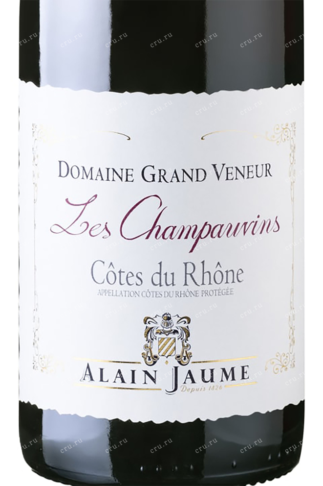 Этикетка Grand Veneur Cotes Du Rhone 2019 0.75 л
