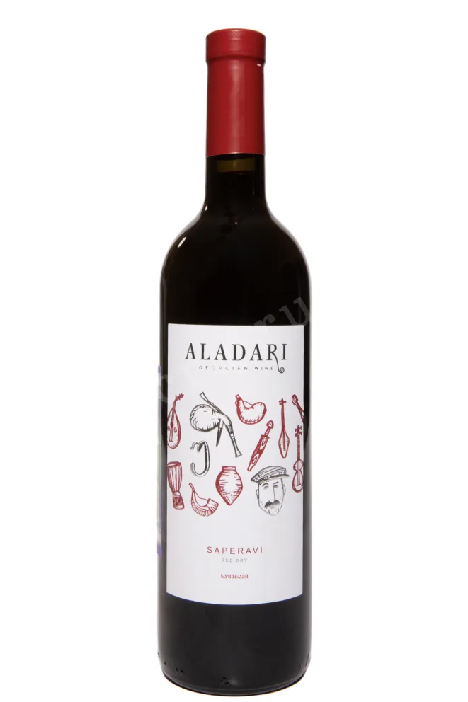 Вино Aladari Saperavi 2022 0.75 л