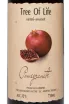 Этикетка Tree of Life Pomegranate Semi-Sweet 0.75 л