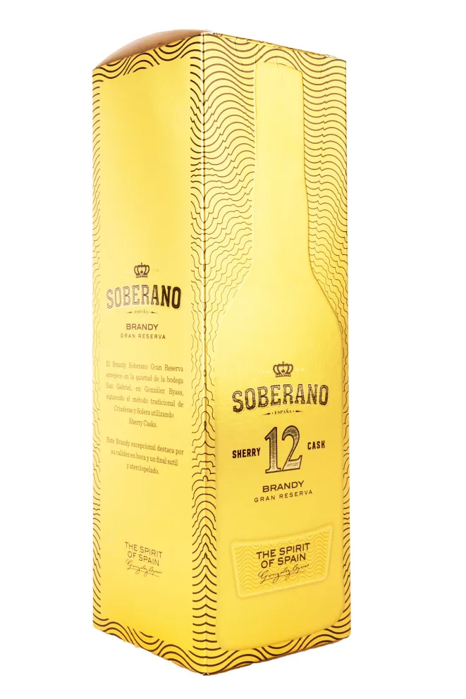 В подарочной коробке Soberano Reserva 12 years 0.7 л