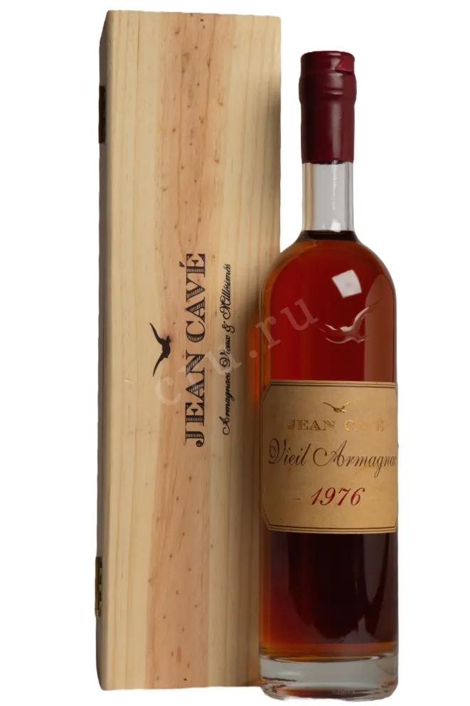 Бренди Jean Cave Vieil Armagnac 1976 AOC wooden box 1976 0.7 л