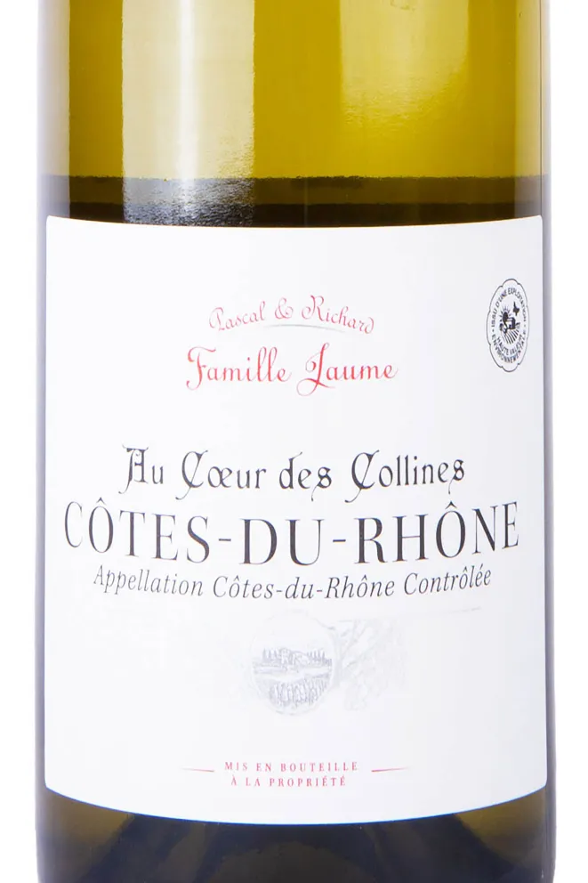 Вино Famille Jaume Au Coeur Des Collines Cotes Du Rhone Blanc 2021 0.75 л