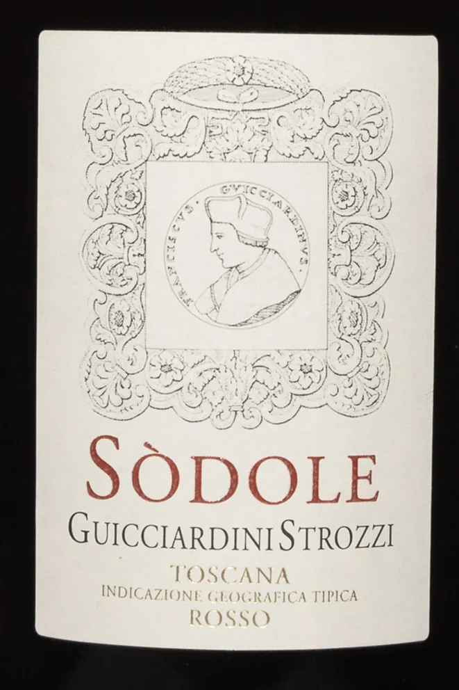 Этикетка Guicciardini Strozzi Sodole 2017 0.75 л
