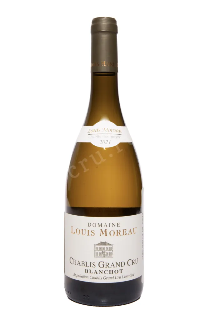 Вино Domaine Louis Moreau Chablis Grand Cru Blanchot AOC 2021 0.75 л