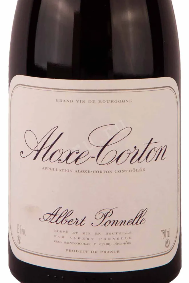 Этикетка Albert Ponnelle Aloxe-Corton in gift box 2019 0.75 л