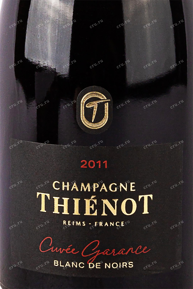 Этикетка Champagne Thienot Cuvee Garance Blanc de Noirs 2011 0.75 л