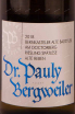 Этикетка Dr. Pauly Bergweiler Bernkasteler Alte Badstube am Doctorberd 2018 0.75 л