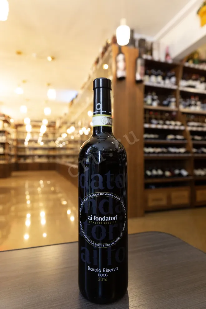 В магазине Крю Профи Roberto Sarotto Ai Fondatori Barolo Riserva DOCG 2016 0.75 л