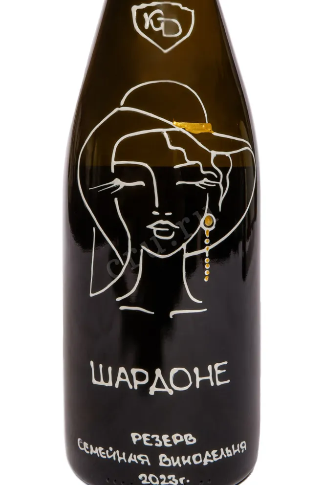 Этикетка Konstatntin Dzitoev Chardonnay Reserve 2023 0.75 л