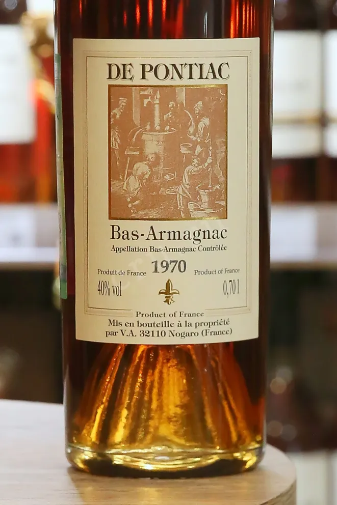 В магазине Крю Профи De Pontiac Bas-Armagnac in wooden box 1970 0.75 л