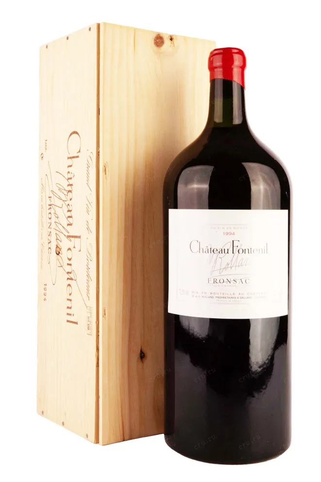 В деревянной коробке Chateau Fontenil Rolland Collection in gift box 1994 6 л