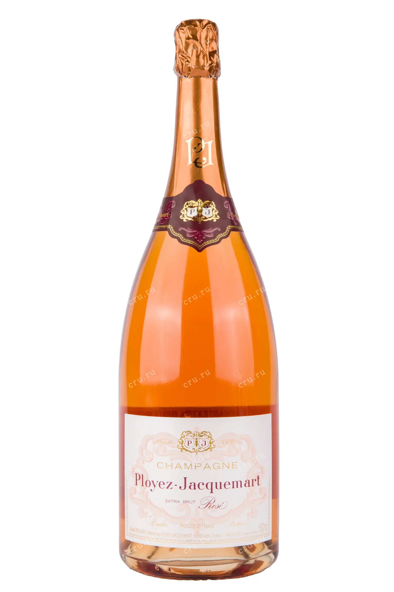 Фото — Шампанское Ployez-Jacquemart Extra Brut Rose  1.5 л