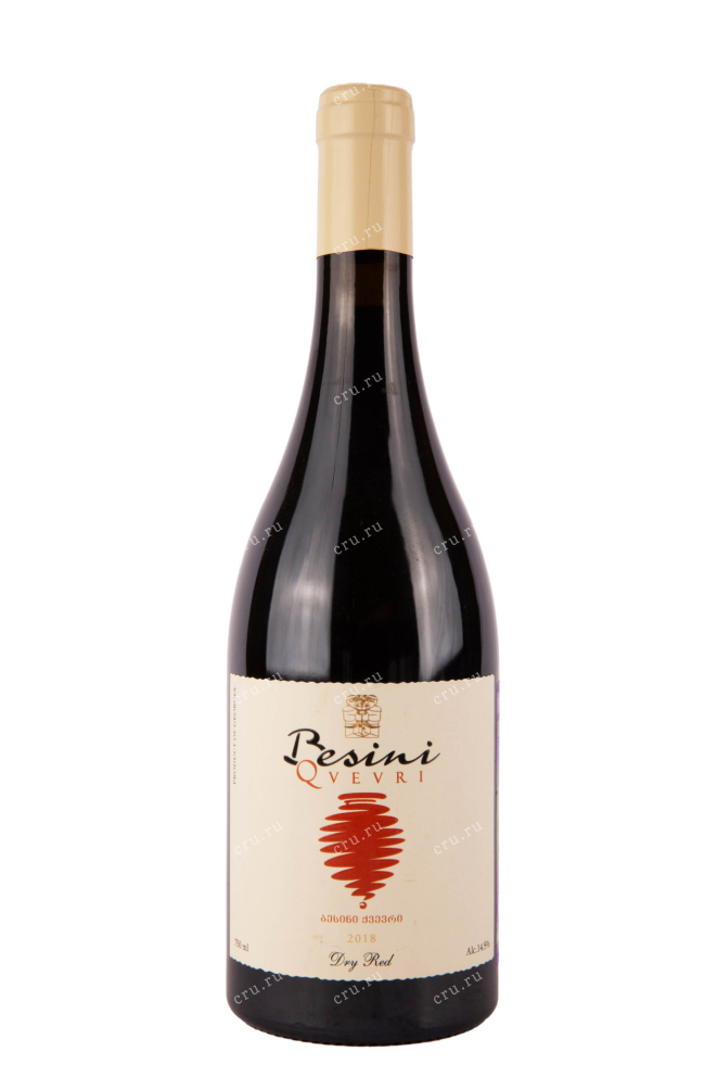 Вино Besini Qvevri Dry Red 2018 0.75 л