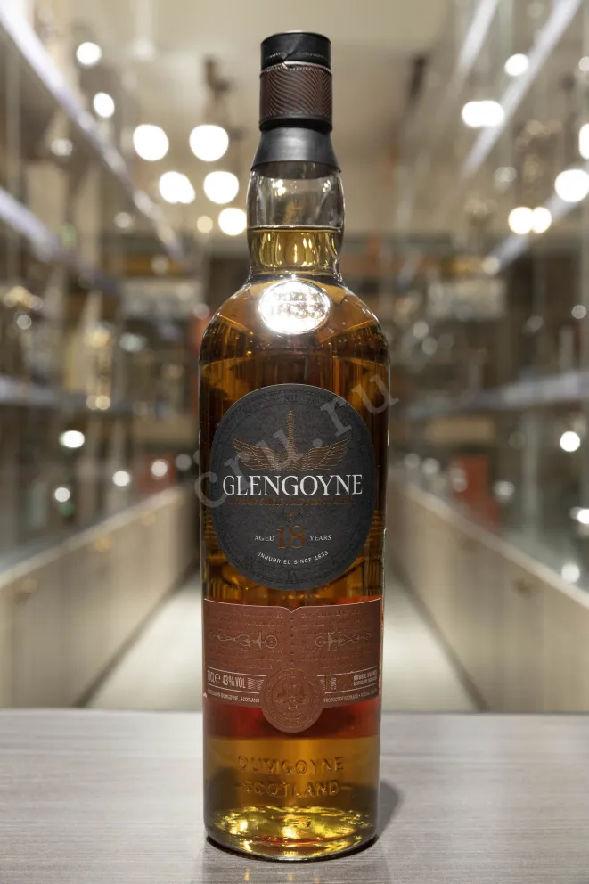 Контрэтикетка Glengoyne 18 years old