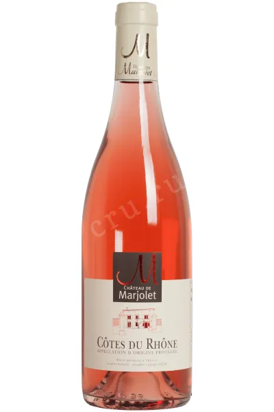 Вино Chateau de Marjolet, Cotes du Rhone Rose 2024 0.75 л