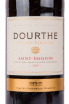 Этикетка вина Dourthe Grands Terroirs Saint-Emilion 0.75 л
