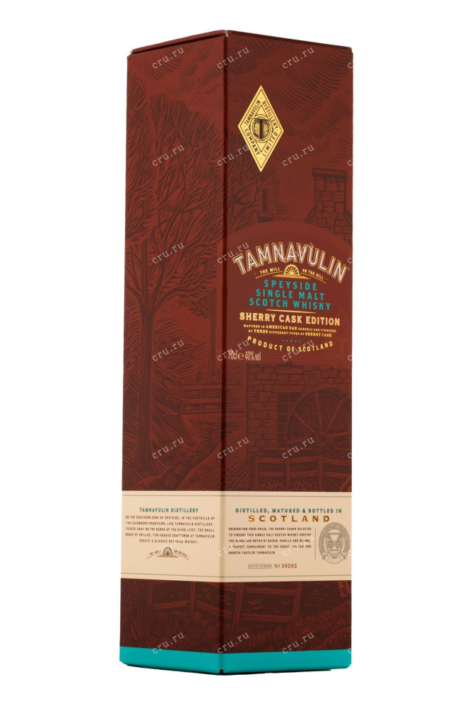 Подарочная коробка Tamnavulin Sherry Cask Edition 0.7 л