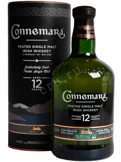 Виски Connemara Peated Single Malt 12 years in tube   0.7 л