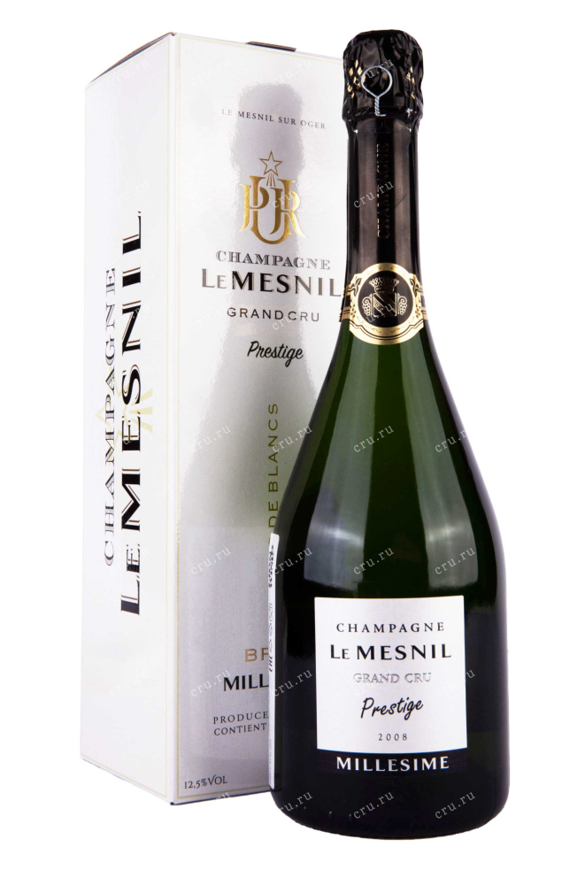 Шампанское Le Mesnil Grand Cru Prestige Millesime in gift box 2008 0.75 л
