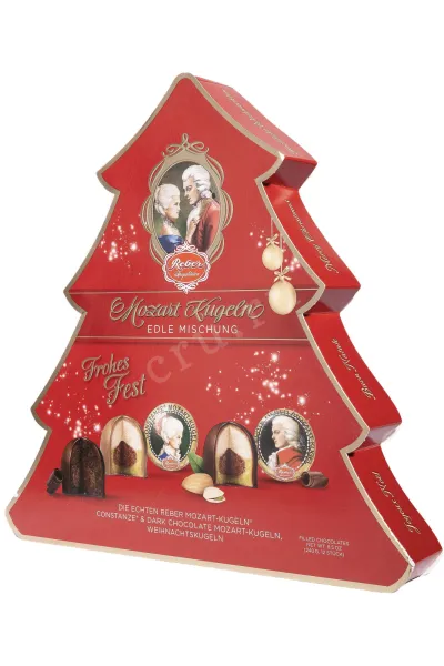 Конфеты Ребер Моцарт Ёлка Шоколадное Ассорти 240 г