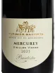 Этикетка Tupinier-Bautista Vieilles Vignes Mercurey AOC 2023 0.75 л