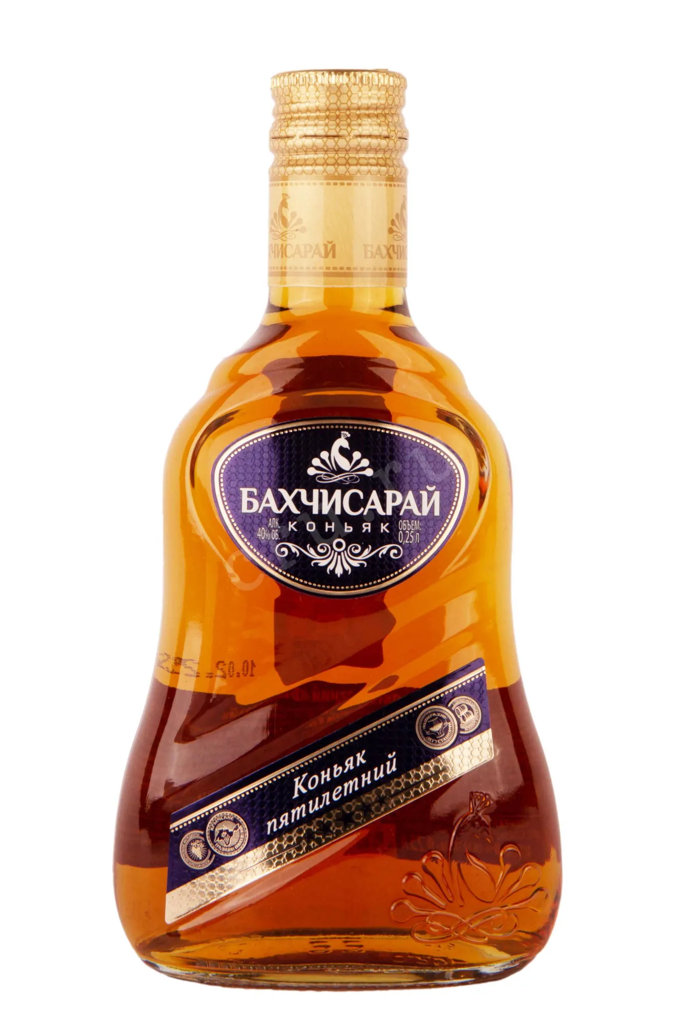 Фото — Коньяк Бахчисарай 5 звёзд  0.25 л