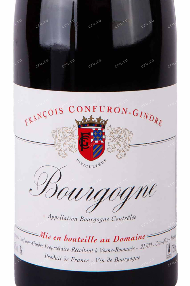 Этикетка Francois Confuron-Gindre Bourgogne 2019 0.75 л