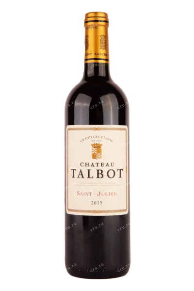 Вино Chateau Talbot Grand Cru Classe Saint-Julien 2015 0.75 л