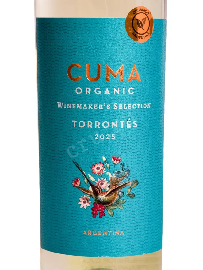 Этикетка Michel Torino Cuma Organic Torrontes 2025 0.75 л