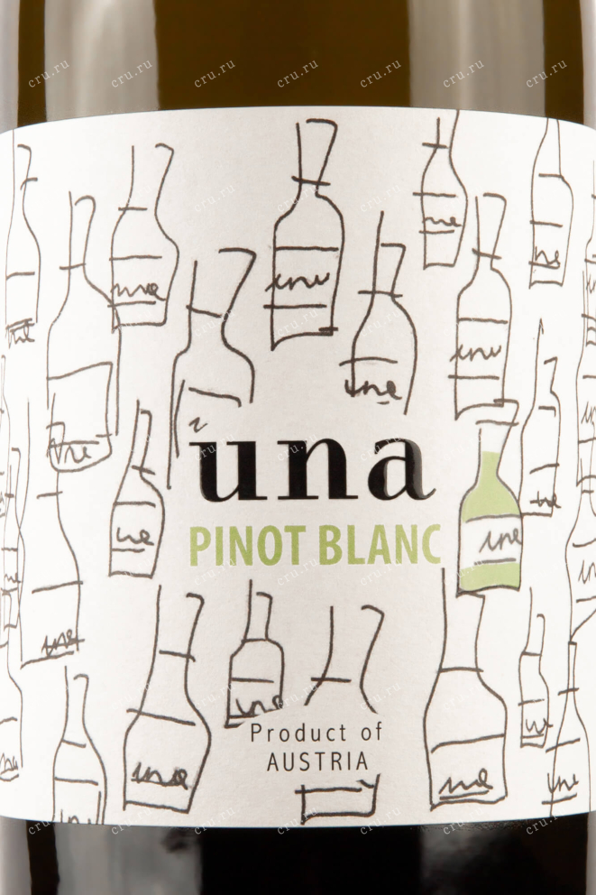 Этикетка Una Pinot Blanc 0.75 л