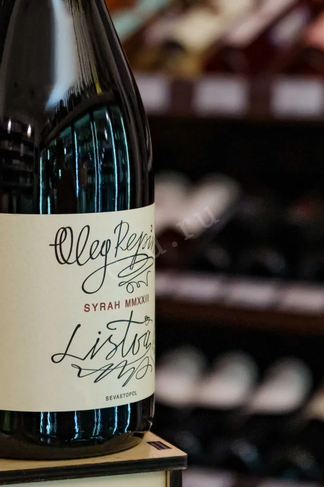 В магазине Крю Профи Oleg Repin Listva Syrah 2023 0.75 л