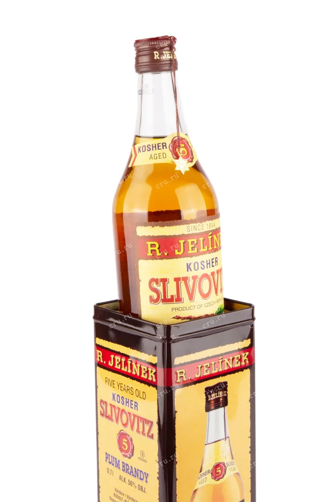 Дистиллят R. Jelinek Gold Slivovitz Kosher 5 Years in tube  0.7 л