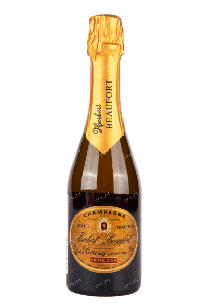 Шампанское Herbert Beaufort Carte d'Or 2019 0.375 л