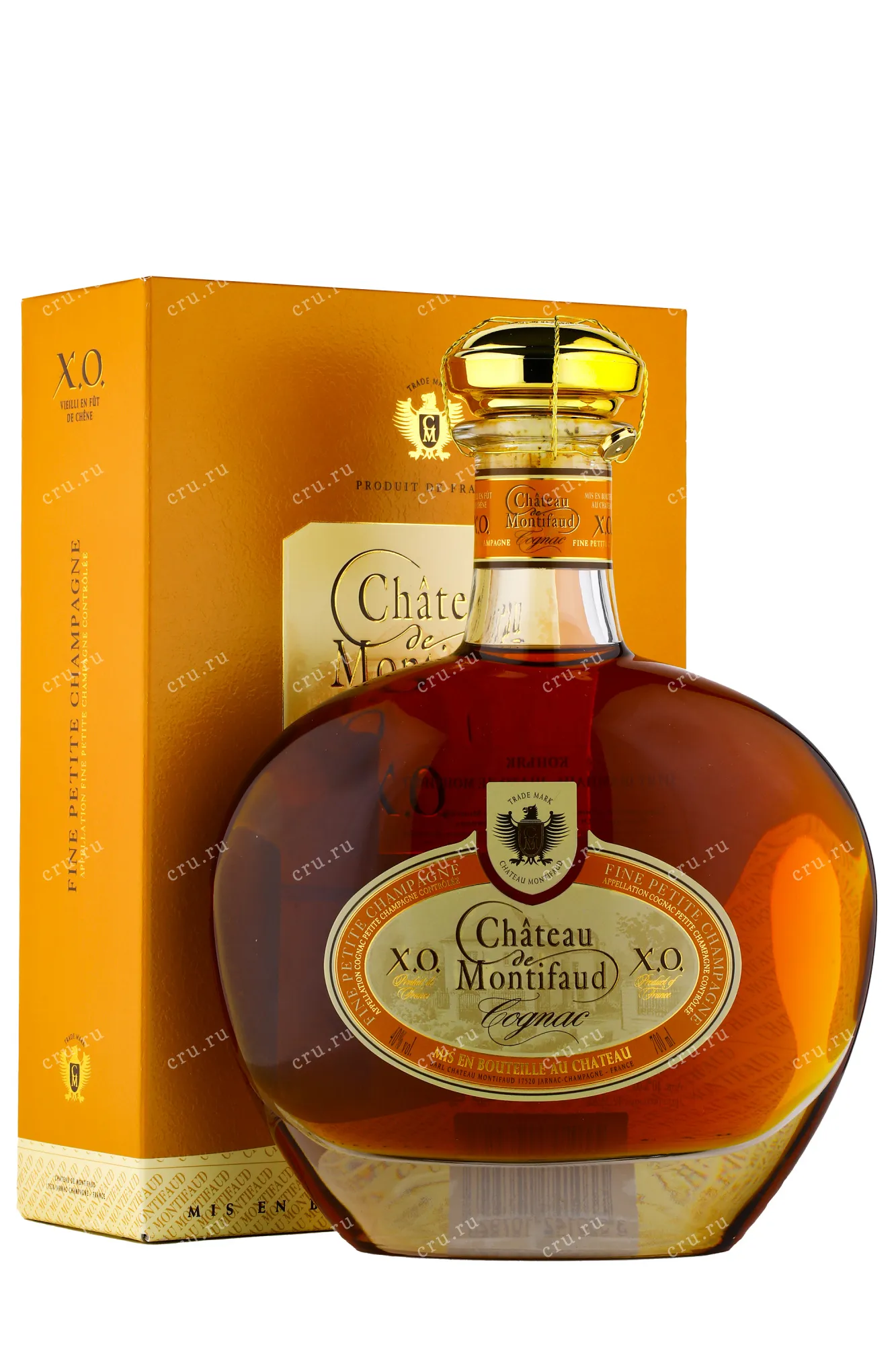 Фото — Коньяк Chateau de Montifaud XO gift box  0.7 л