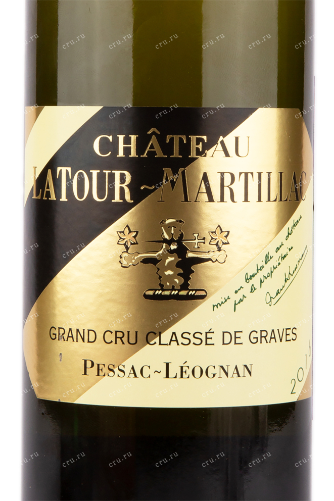 Этикетка вина Chateau Latour Martillac Grand Cru Classe 2016 0.75 л