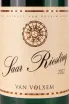 Этикетка Van Volxem Saar Riesling 2022 0.75 л