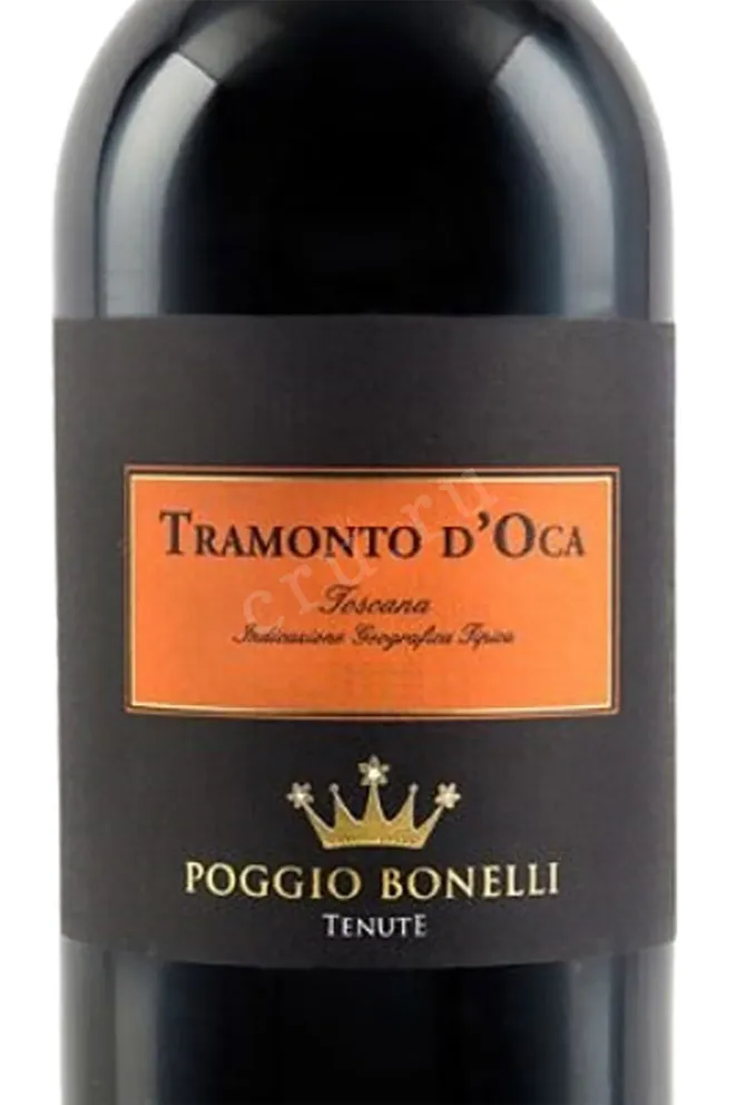 Этикетка Poggio Bonelli Tramonto dOca 2010 0.75 л
