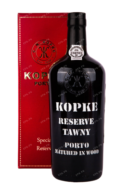 Портвейн Kopke Reserve Tawny with gift box 2015 0.75 л