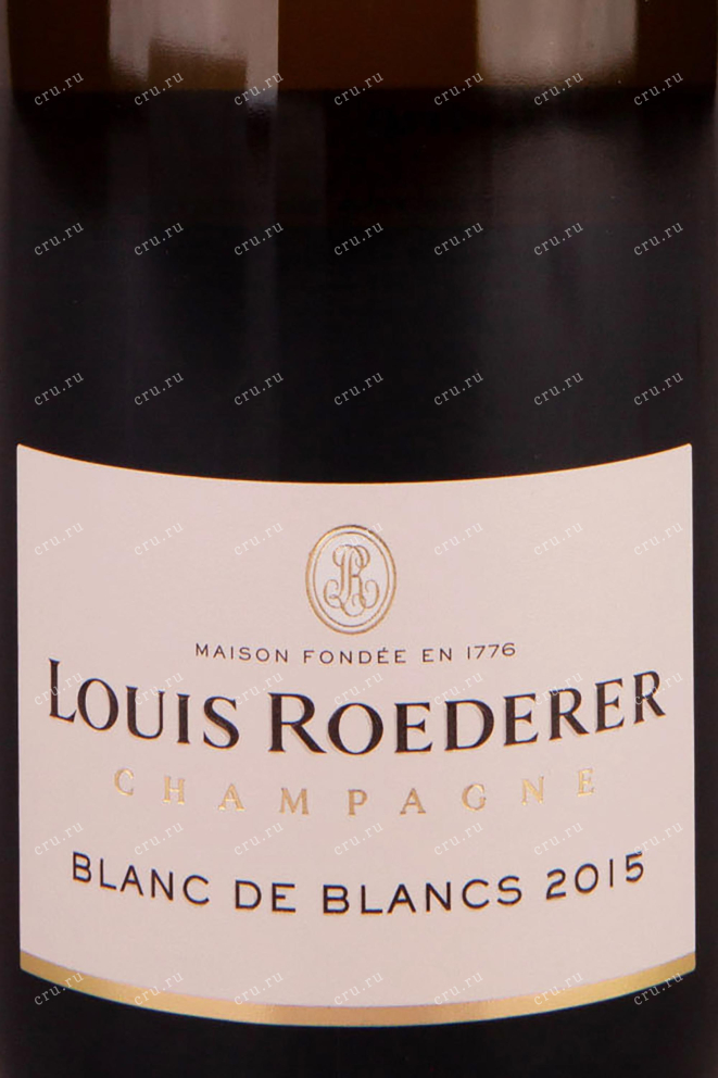 Этикетка Louis Roederer Blanc de Blans Graphic 2015 0.75 л