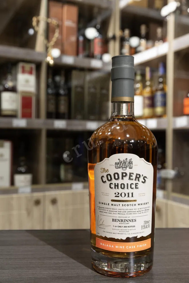 В магазине Крю Профи The Cooper's Choice Benrinnes Malaga Wine Cask Finish in gift box 0.7 л