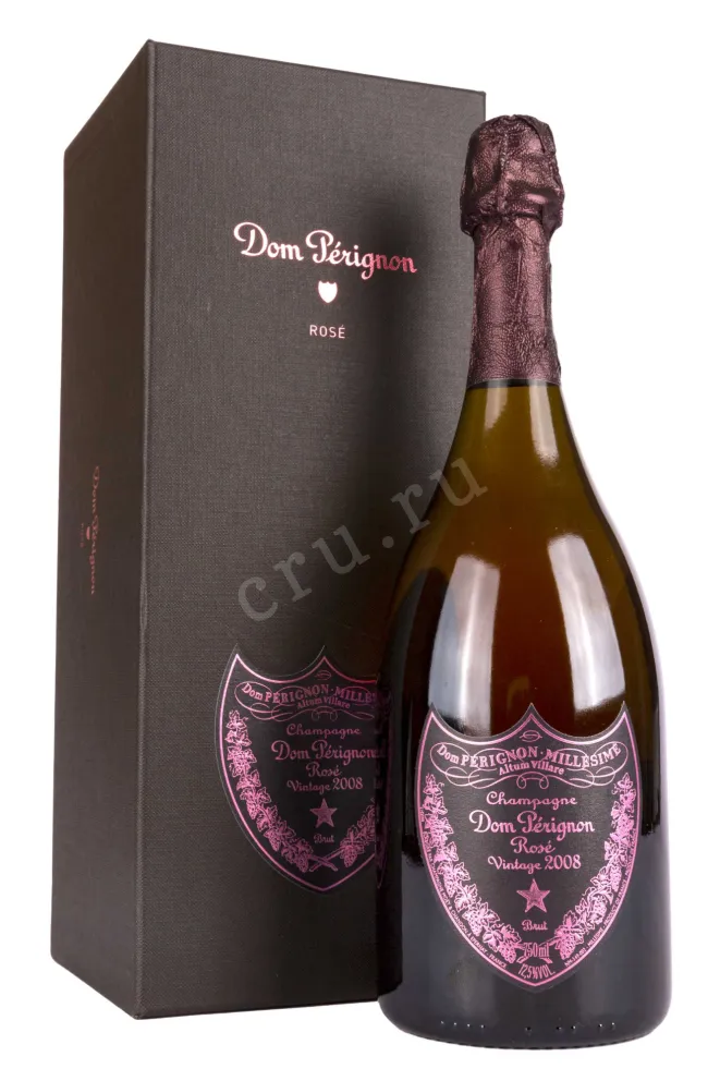 Шампанское Dom Perignon Rose in gift box 2008 0.75 л