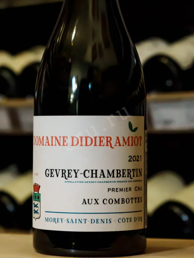 В магазине Крю Профи Domaine Didier Amiot Aux Combottes Gevrey-Chambertin Premier Cru AOC 2021 0.75 л