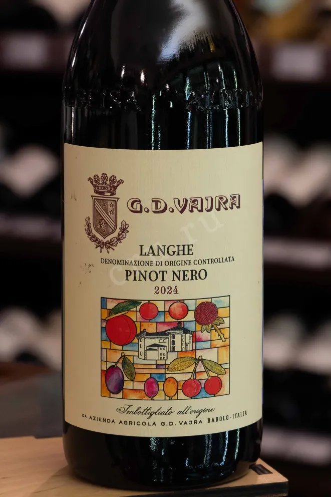 В магазине Крю Профи G.D. Vajra Langhe DOC Rosso Pinot Nero 2024 0.75 л
