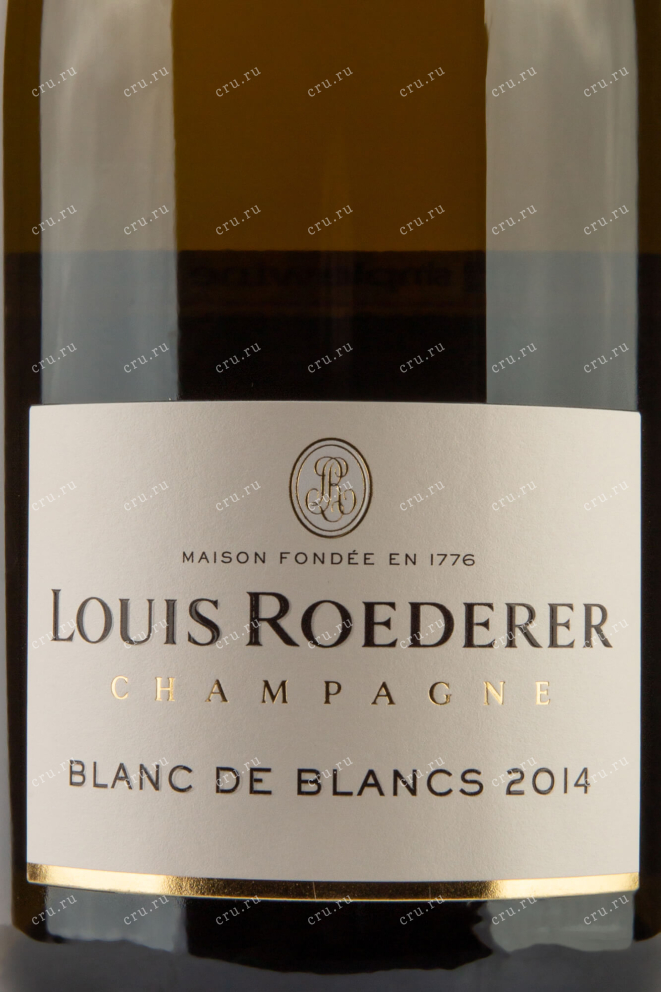 Этикетка Louis Roederer Blanc de Blancs 2013 0.75 л