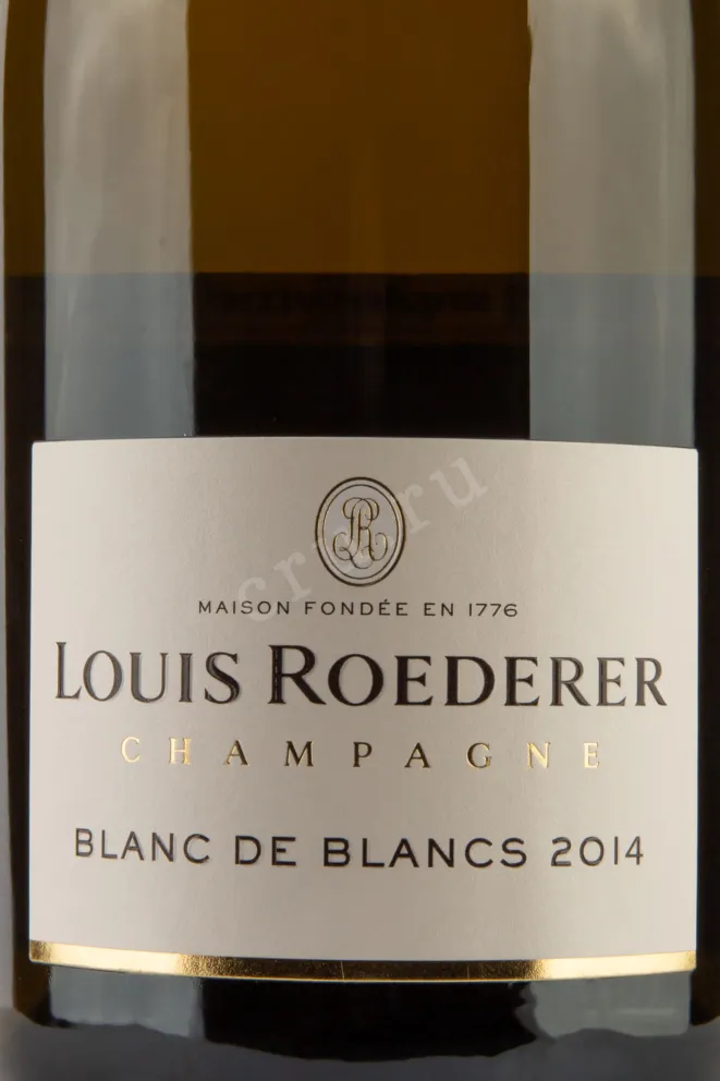 Этикетка Louis Roederer Blanc de Blancs 2013 0.75 л