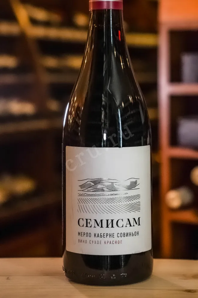 В магазине Крю Профи Shumrinka Semisam Merlot-Cabernet Sauvignon 2017 0.75 л