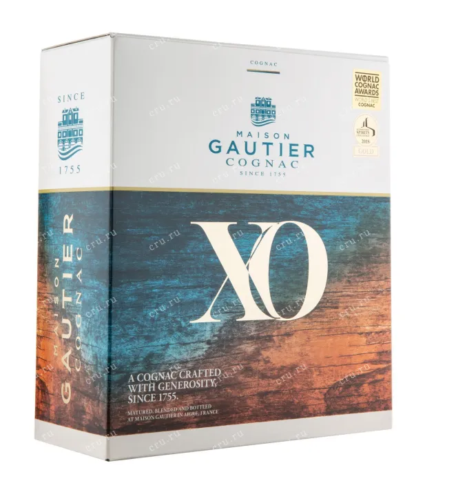 Подарочная коробка Gautier XO 0.7 л