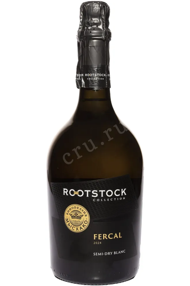 Игристое вино Мысхако Рутсток Феркаль Полусухое Белое 2024 0.75 л