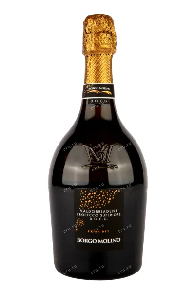 Игристое вино Borgo Molino Valdobbiadene Prosecco Superiore Extra Dry 2021 0.75 л